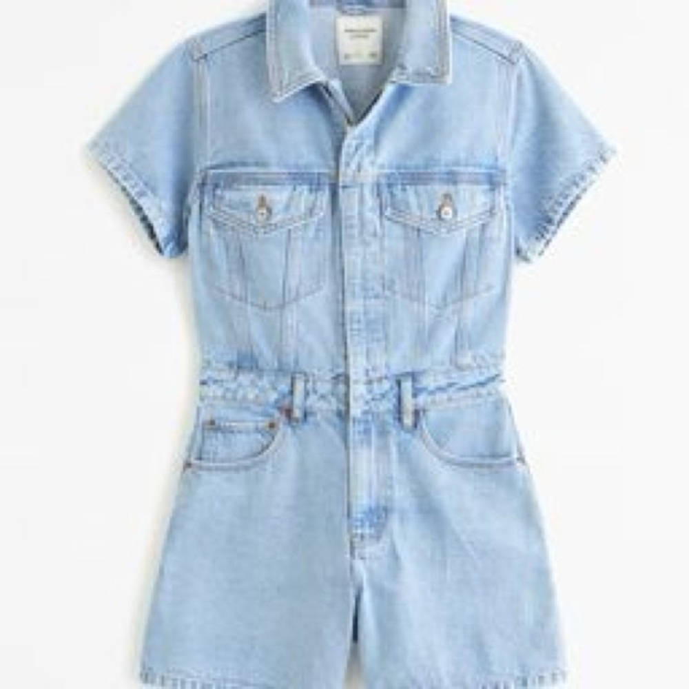 Abercrombie and fitch Denim Romper
